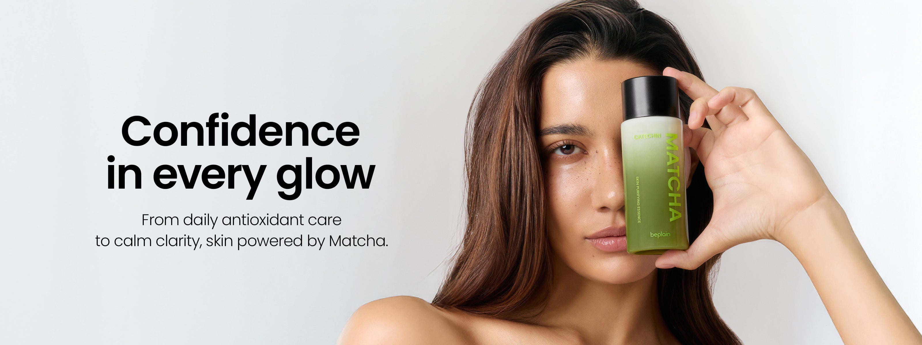 beplain Matcha Catechin Skin Purifying Essence - Daily antioxidant care to calm and clarify skin