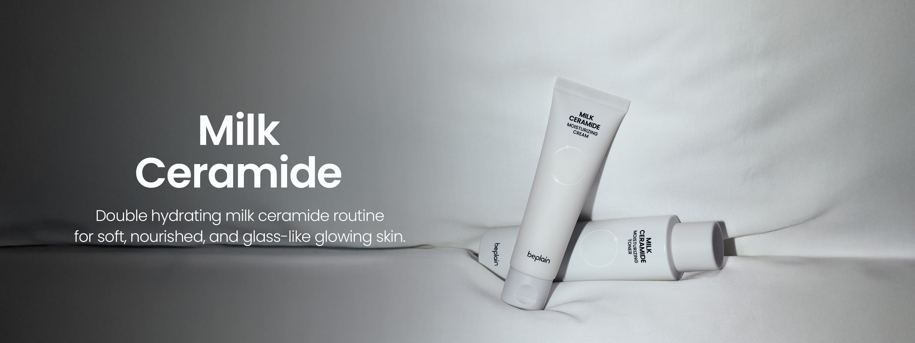 beplain Milk Ceramide double hydrating routine for soft, nourished, and glass-like glowing skin
