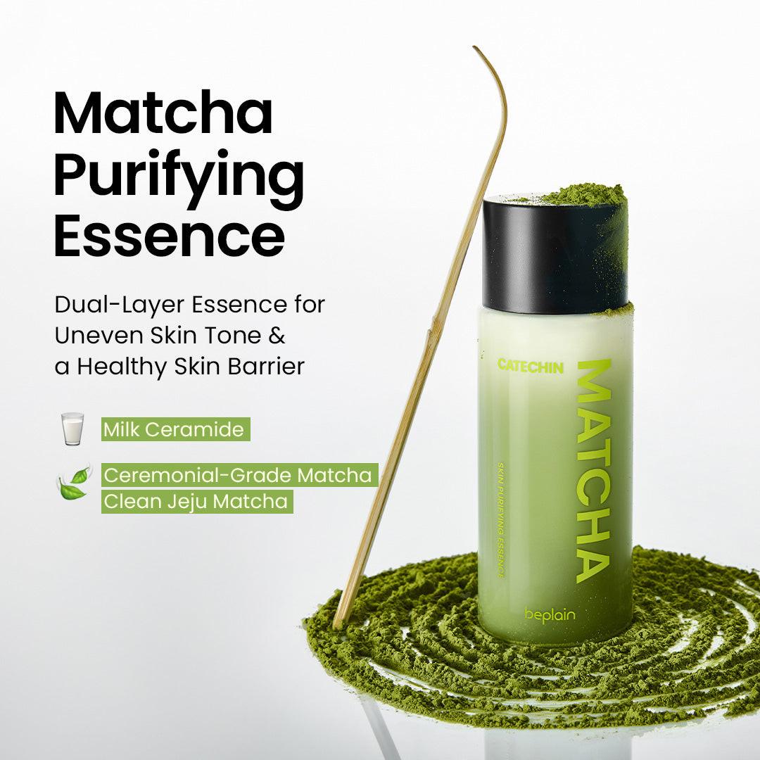 Beplain Matcha Catechin Essence - EGCG antioxidants to fight free radicals and improve dark spots and dullness