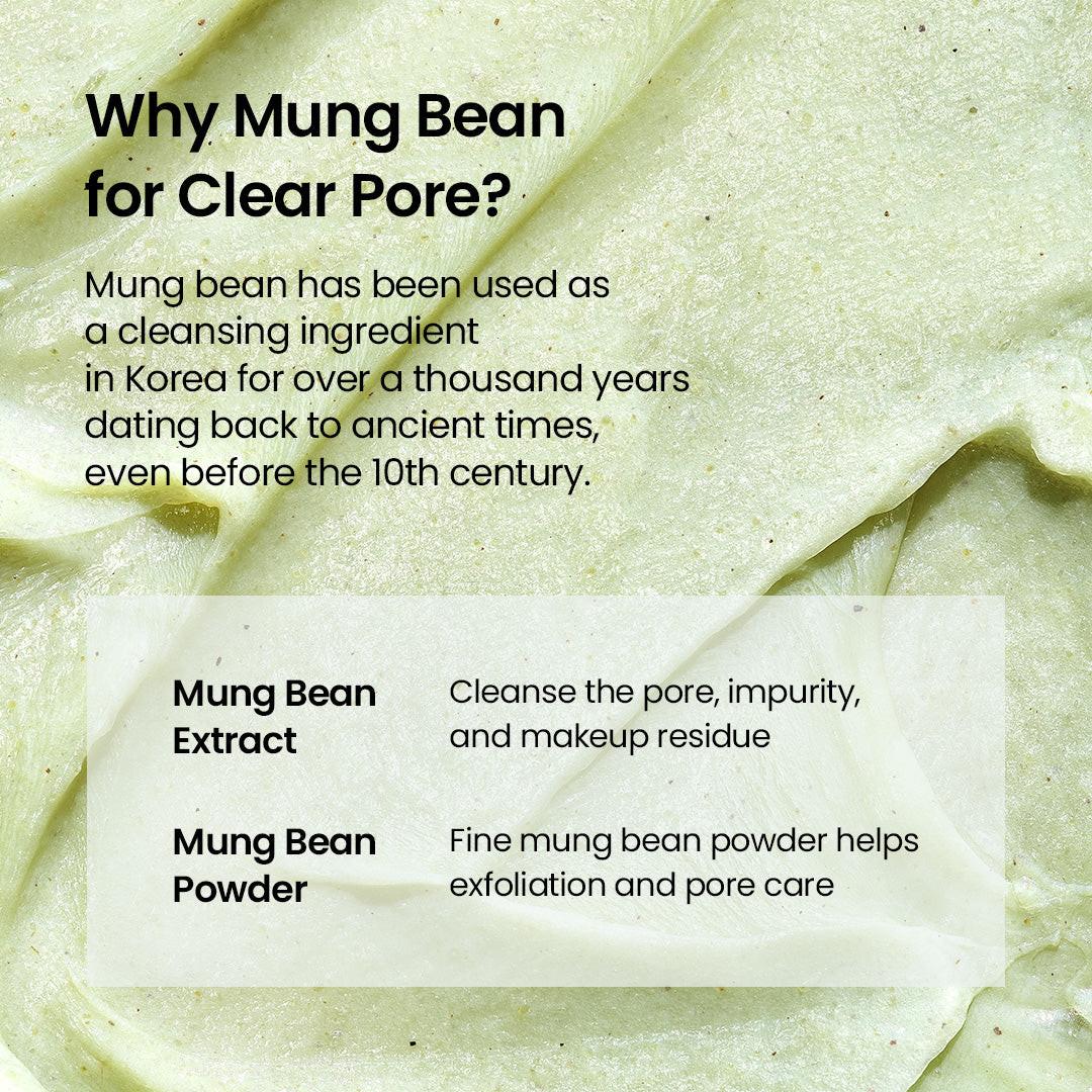 Mung Bean pH-Balanced Cleansing Foam 160ml.