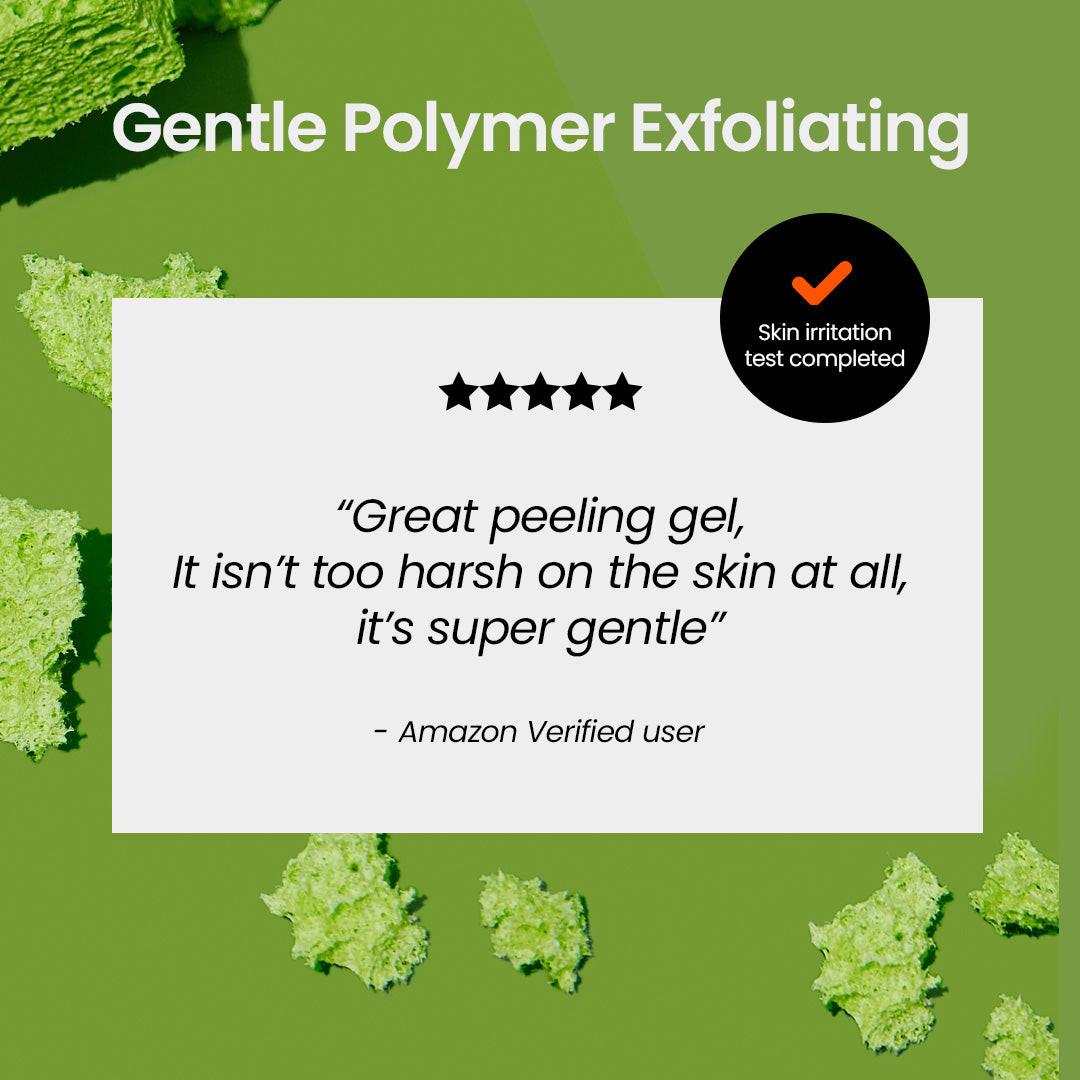 Beplain Mung Bean Milk Peeling Gel - works on wet and dry skin fragrance-free for sensitive skin