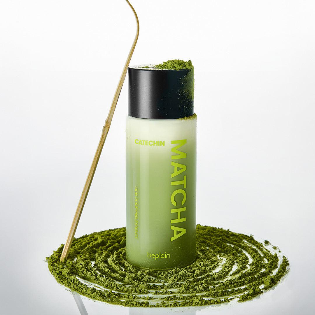 Beplain Matcha Catechin Essence 150ml - K-beauty antioxidant essence with Jeju matcha for sensitive and dull skin