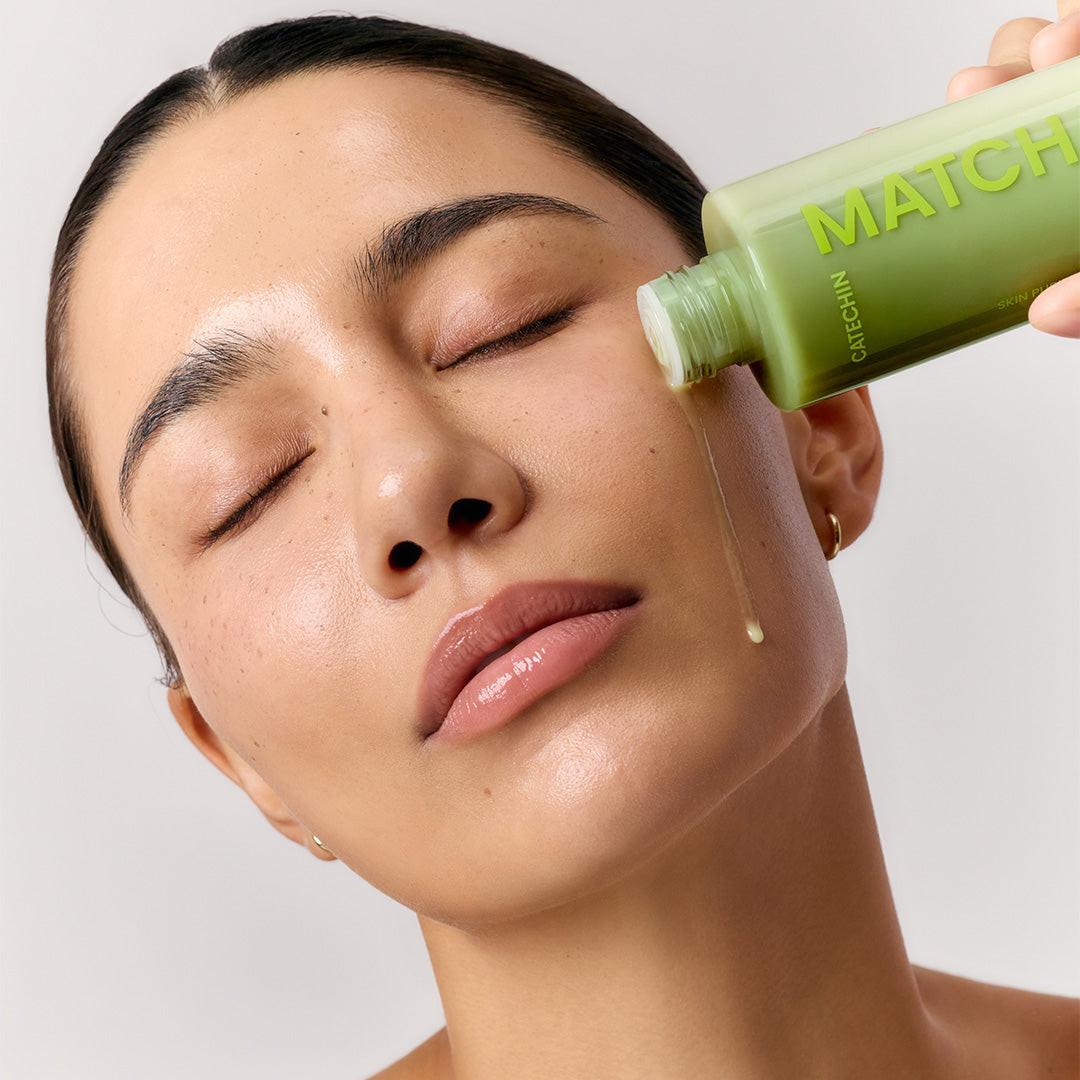 Beplain Matcha Catechin Essence - optimal 8:2 matcha to ceramide ratio for skin barrier and visible calm