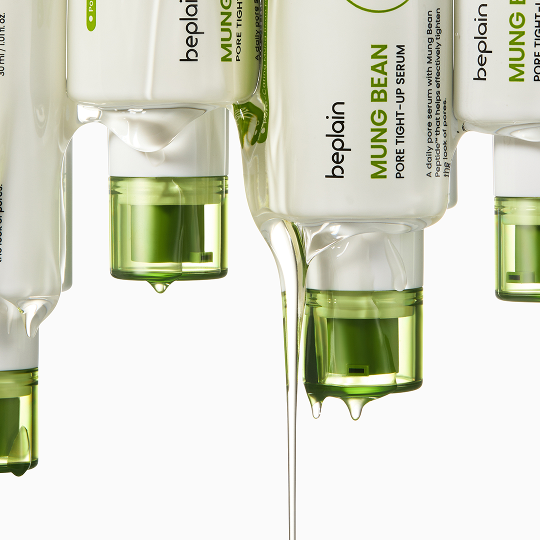 Beplain Mung Bean Peptide Soothing Serum - instantly absorbs to calm heat-stressed and irritated skin
