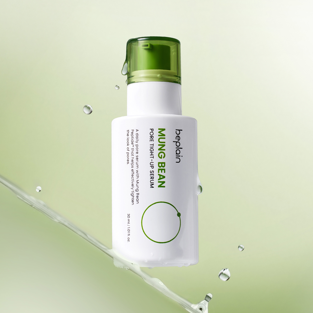 Beplain Mung Bean Peptide Soothing Serum how to use - apply and pat gently after cleansing for glass skin