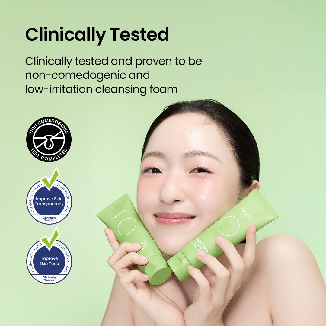 [Amazon] beplain Mung Bean pH-Balanced Cleansing Foam - The Final Boss of Deep Pore Cleansers