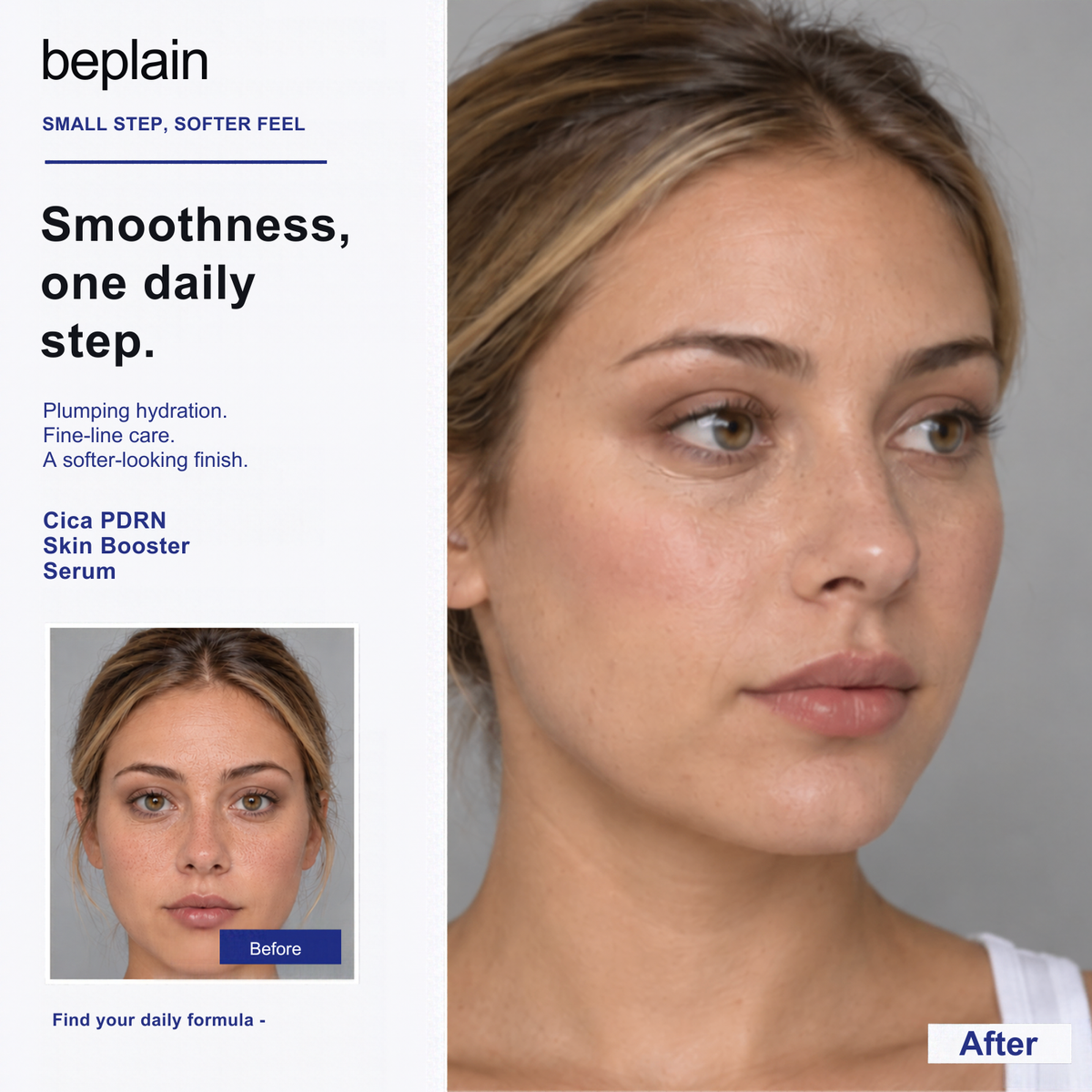 beplain Cica PDRN Skin Booster Serum with Hyaluronic Acid