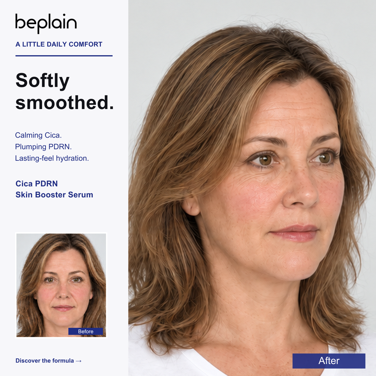 beplain Cica PDRN Skin Booster Serum with Hyaluronic Acid