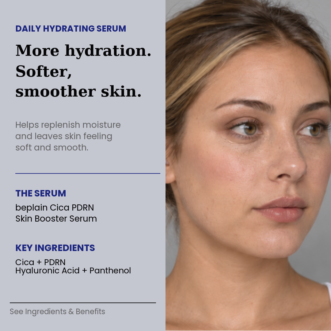 beplain Cica PDRN Skin Booster Serum with Hyaluronic Acid